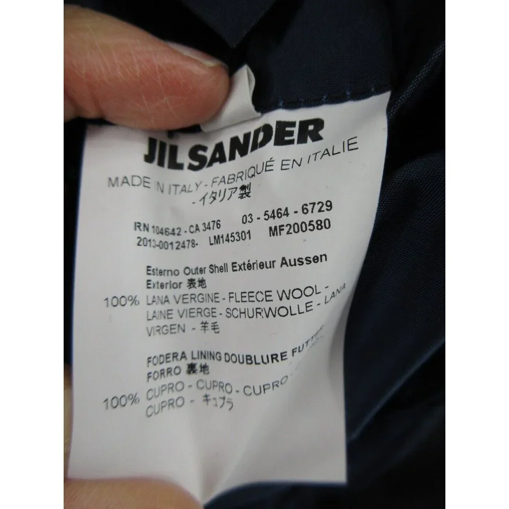 Jil Sander Sport Coat 42 Blazer Jacket Houndstooth Wool Tailor Made 56
